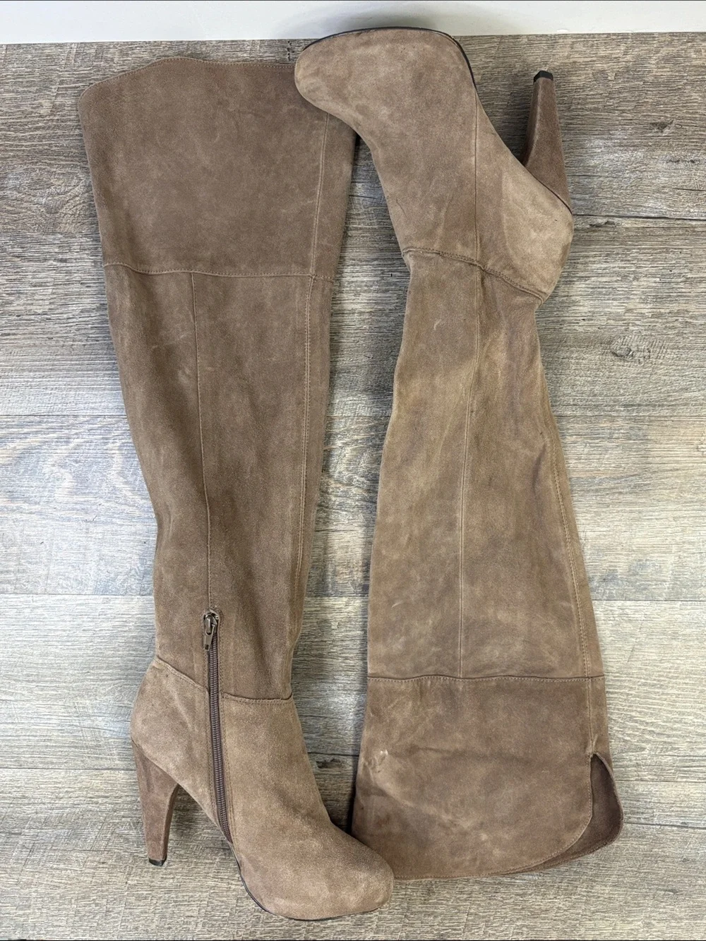 Steve Madden Focuss Brown Suede Over-the-Knee Boots Size 8